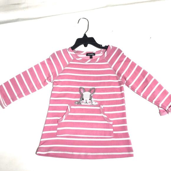 Zunie - Sequin Bunny Long Sleeve Top - Picture 2 of 5